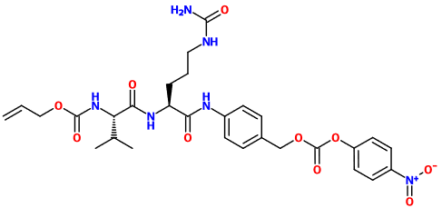 (image for) MC012665 {4-[(2S)-5-(Carbamoylamino)-2-[(2S)-3-methyl-2-{[(prop-2-en-1-yloxy)carbonyl]amino}butanamido]pentanamido]phenyl}methyl 4-nitrophenyl carbonate